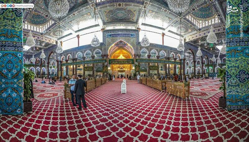 عکس از صحن حرم امام حسین ع