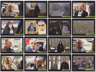 دانود کلیپ فرارشاه و نظر برخی مردم - 26 دی 1389